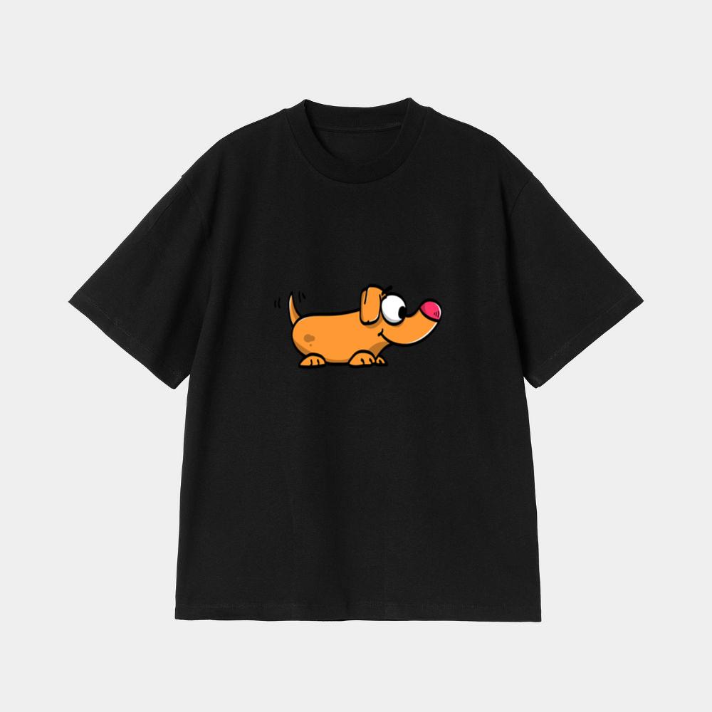 Cartoon Dachshund Dog T-Shirt