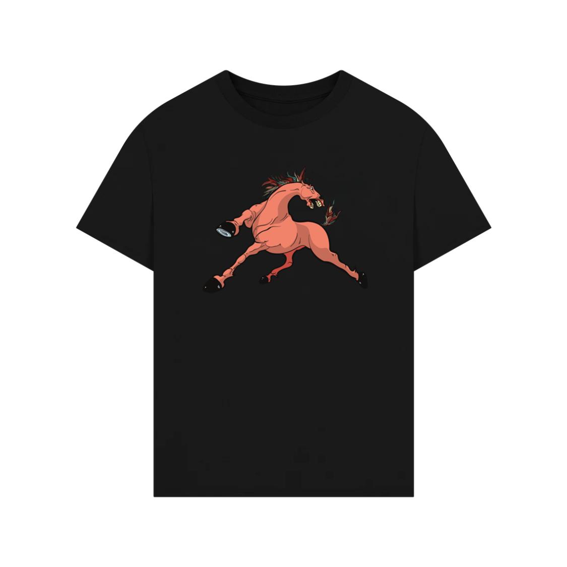 Cartoon Pink Horse T-Shirt