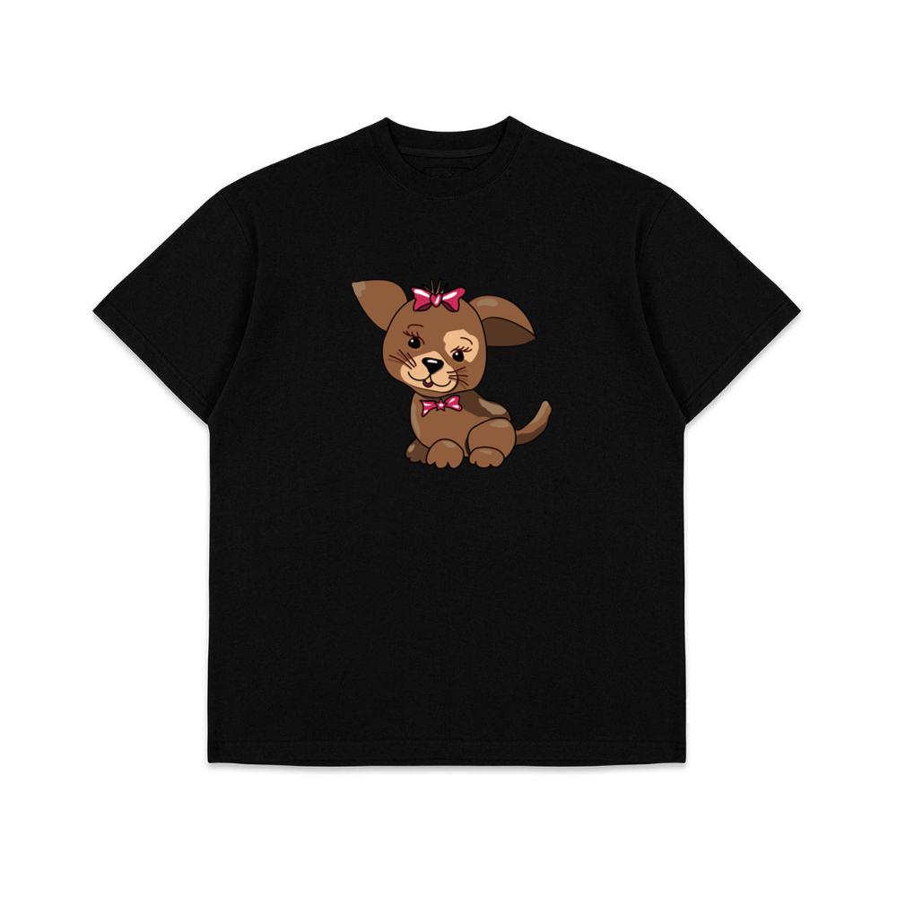 Cartoon Puppy Girl T-Shirts