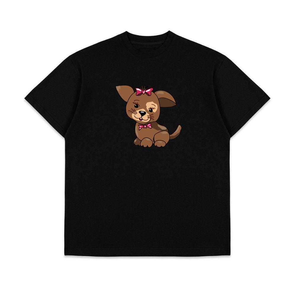 Cartoon Puppy Girl T-Shirts