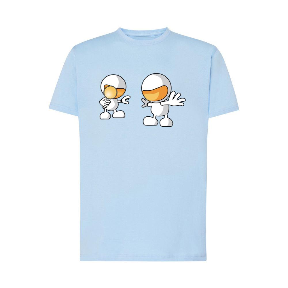 Cartoon Robots Exploring With Curiosity T-Shirts
