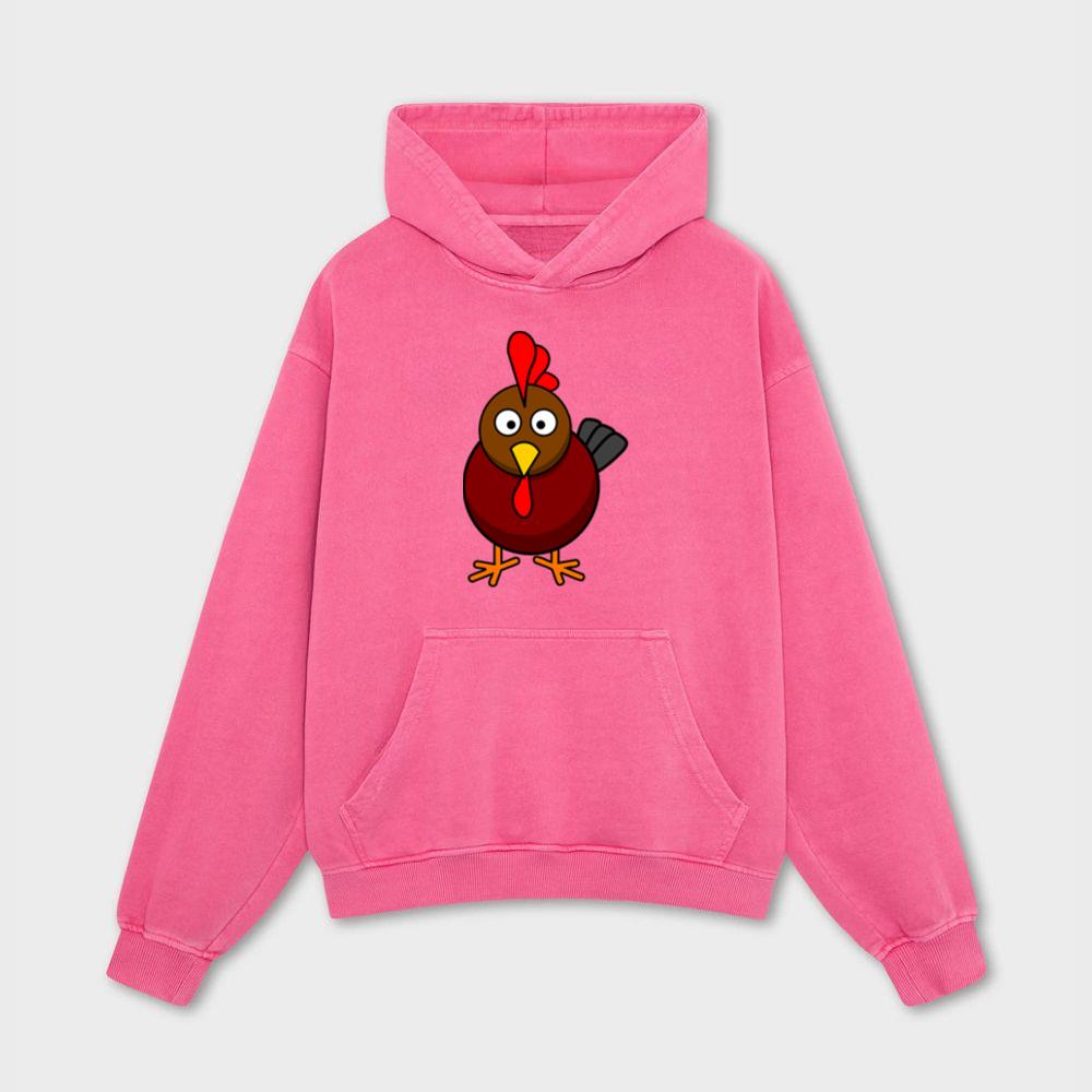 Cartoon Rooster Hoodies