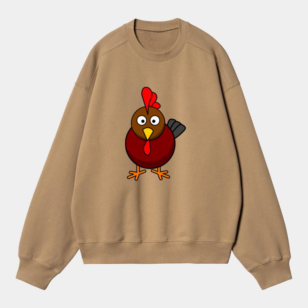 Cartoon Rooster Sweatshirt