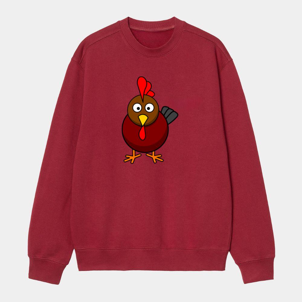 Cartoon Rooster Sweatshirt