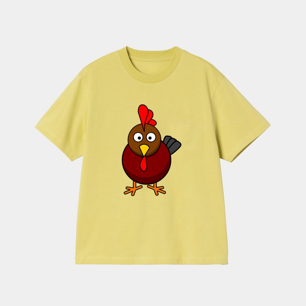 Cartoon Rooster T-Shirt - Image 3
