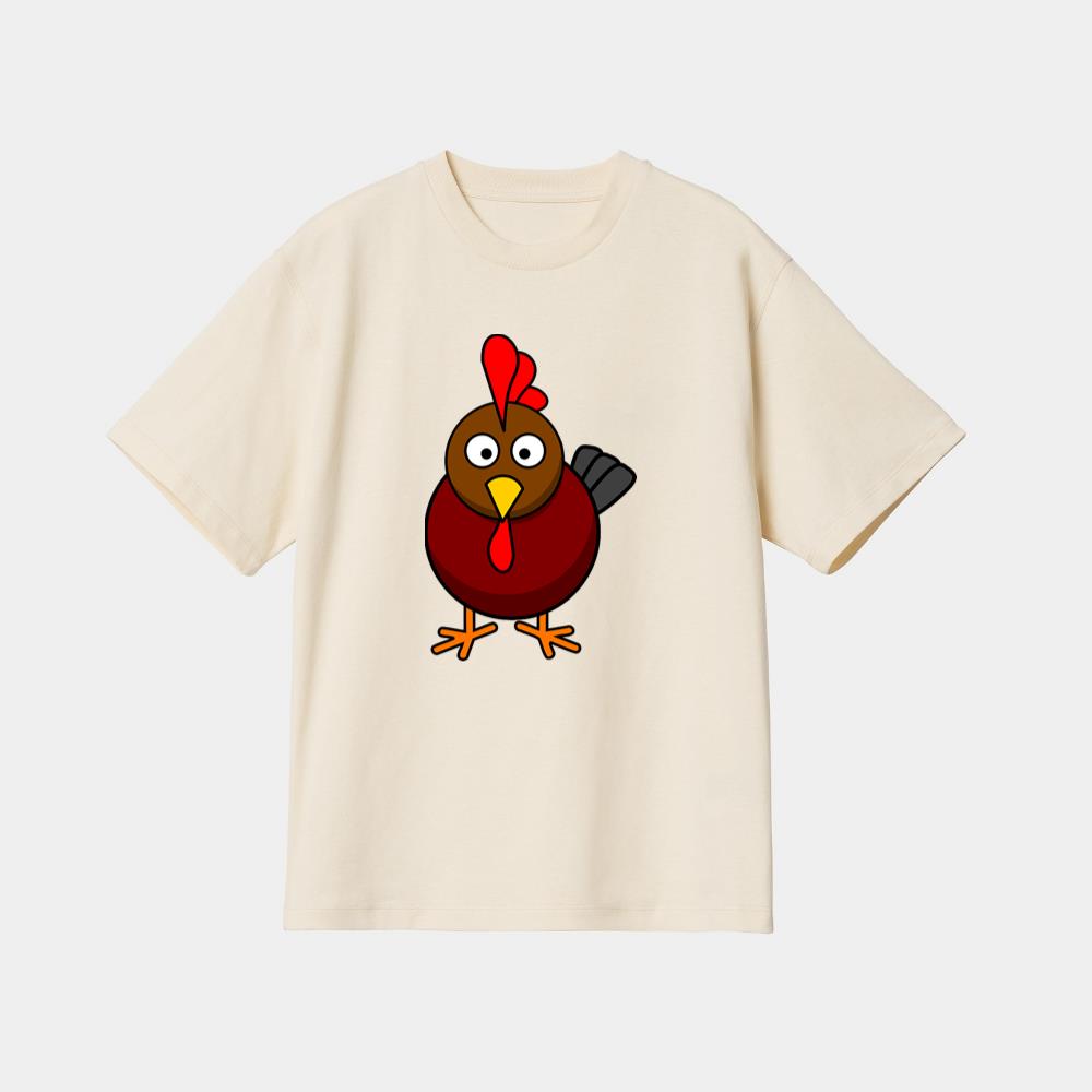 Cartoon Rooster T-Shirt - Image 4