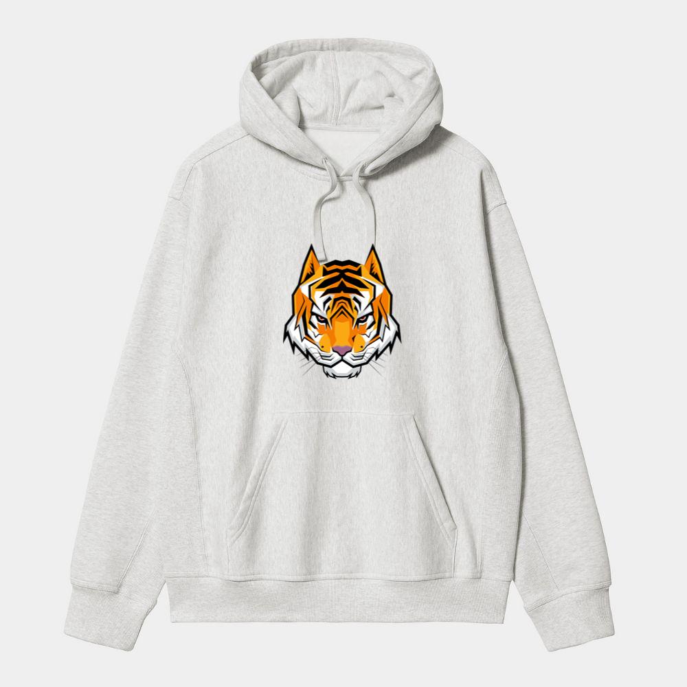 Cartoon Striped Tiger Hoodie
