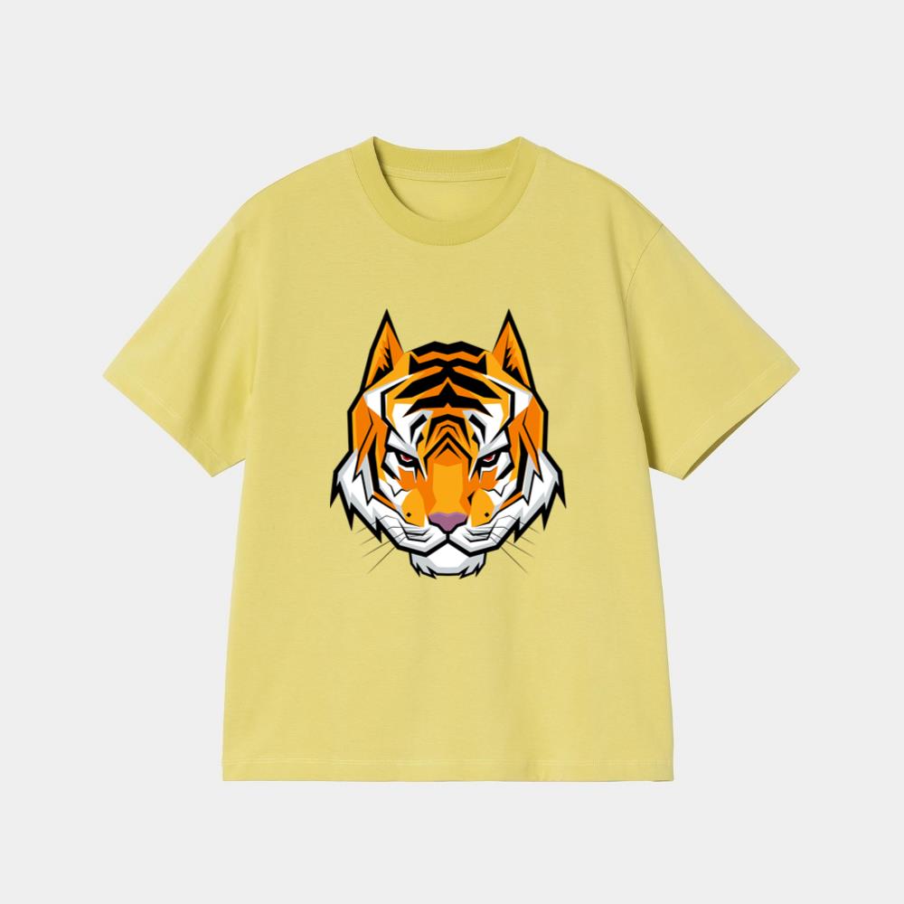 Cartoon Striped Tiger T-Shirt - Image 3
