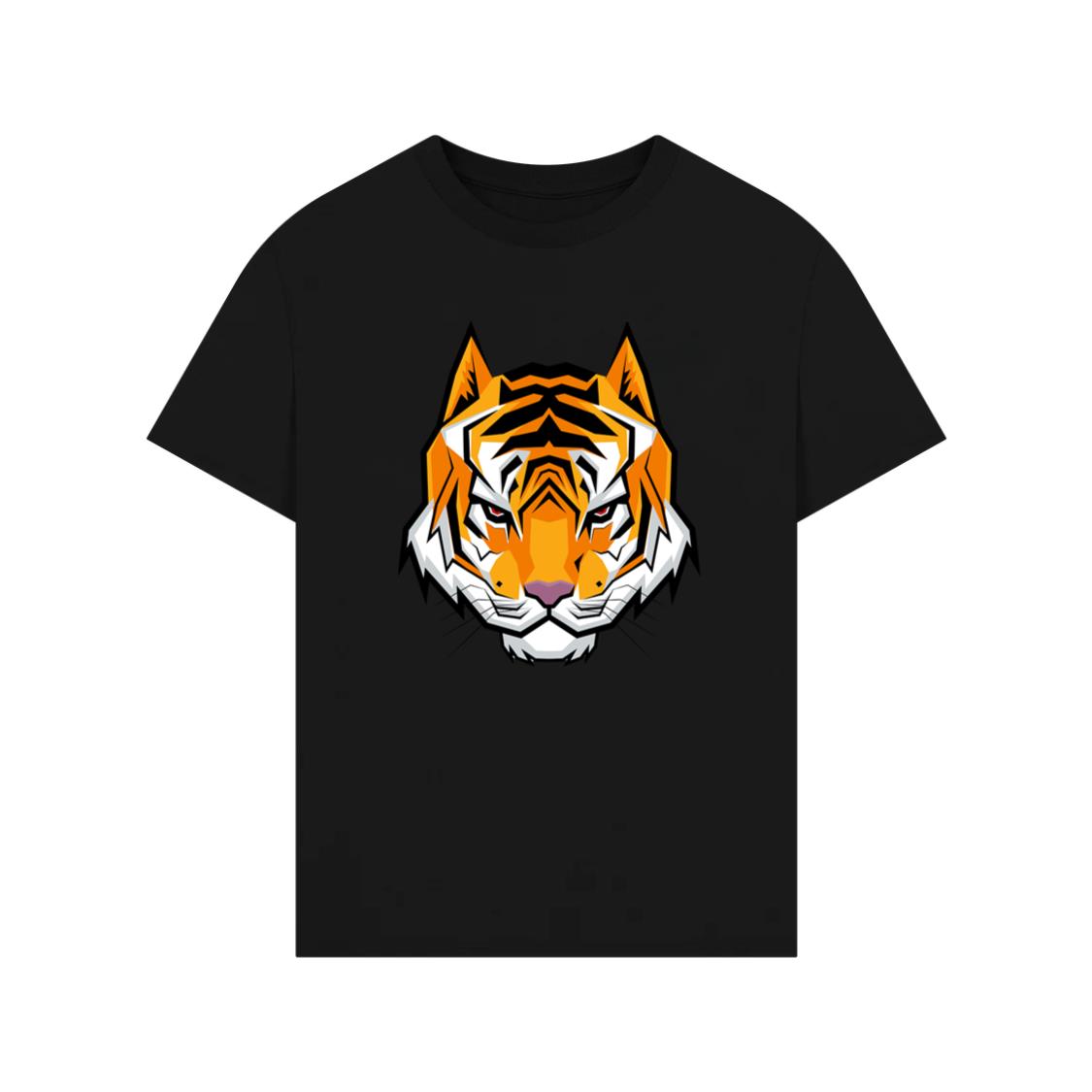 Cartoon Striped Tiger T-Shirt