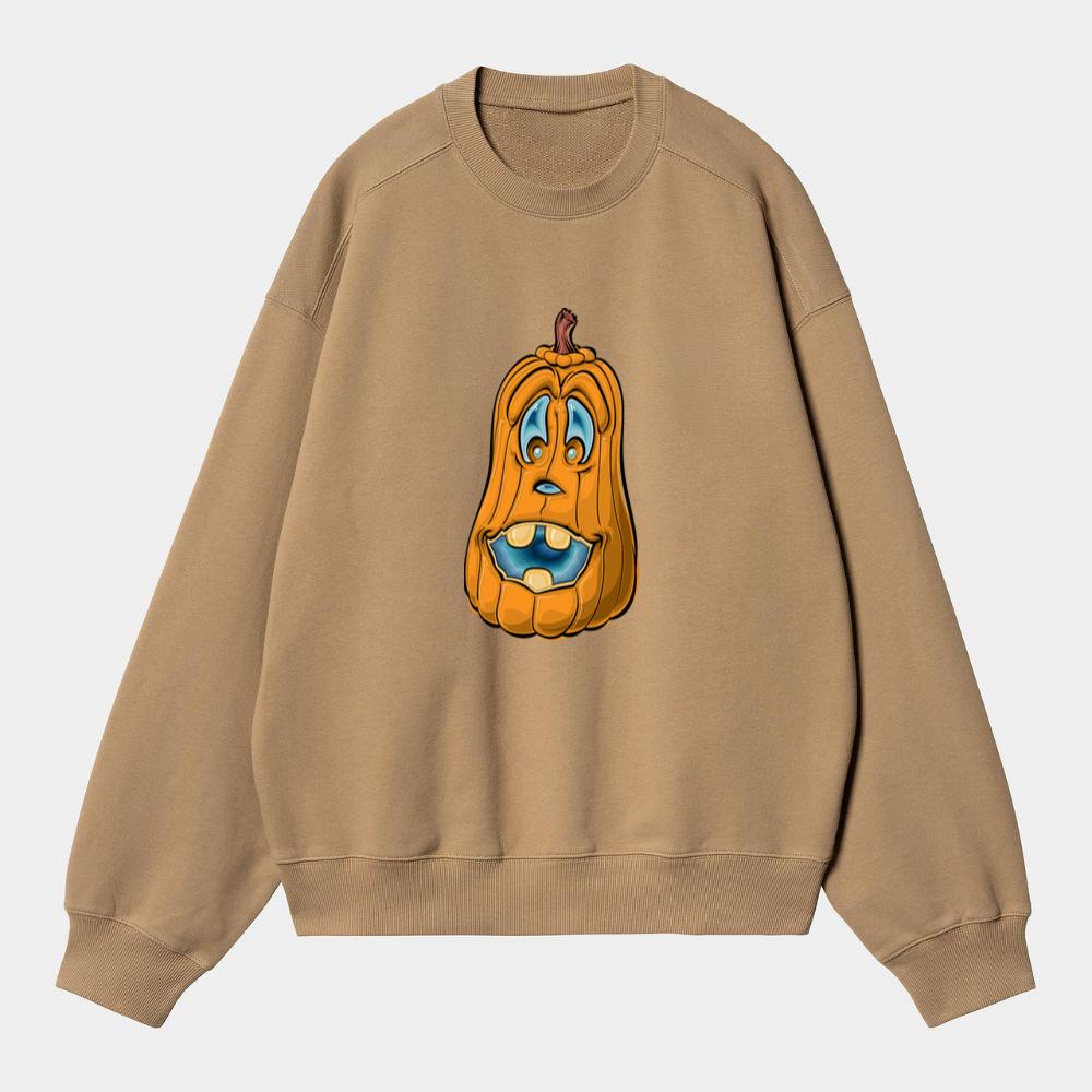 Carved Pumpkin Open Mouth Sweatshirt