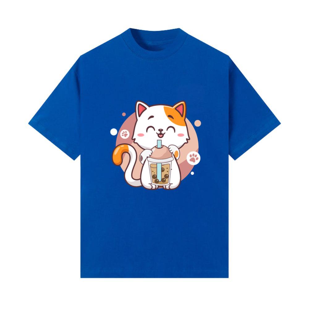 Cat Boba Tea Bubble Tea Anime Kawaii Neko T-Shirts