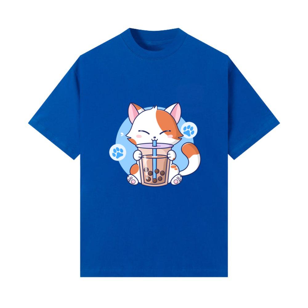Cat Boba Tea Bubble Tea Kawaii Anime Japanese Neko T-Shirts