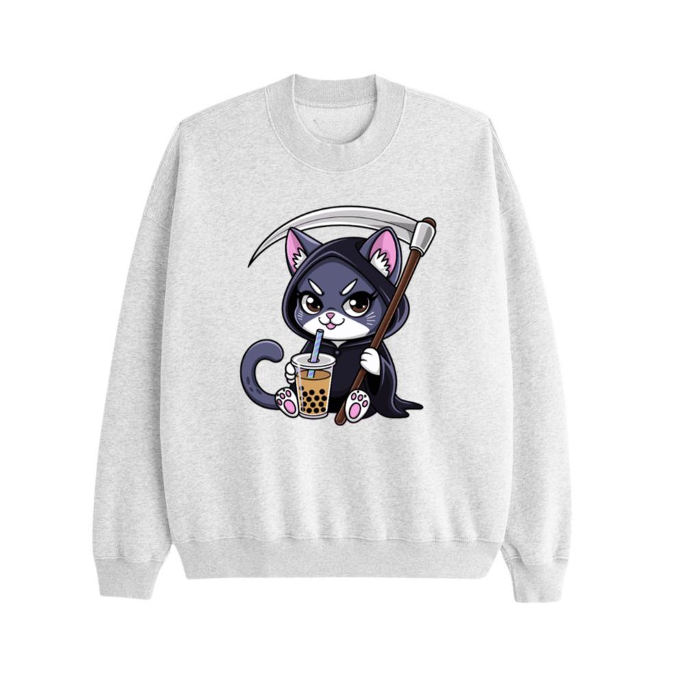 Cat Bubble Tea Anime Kawaii Sweatshirt