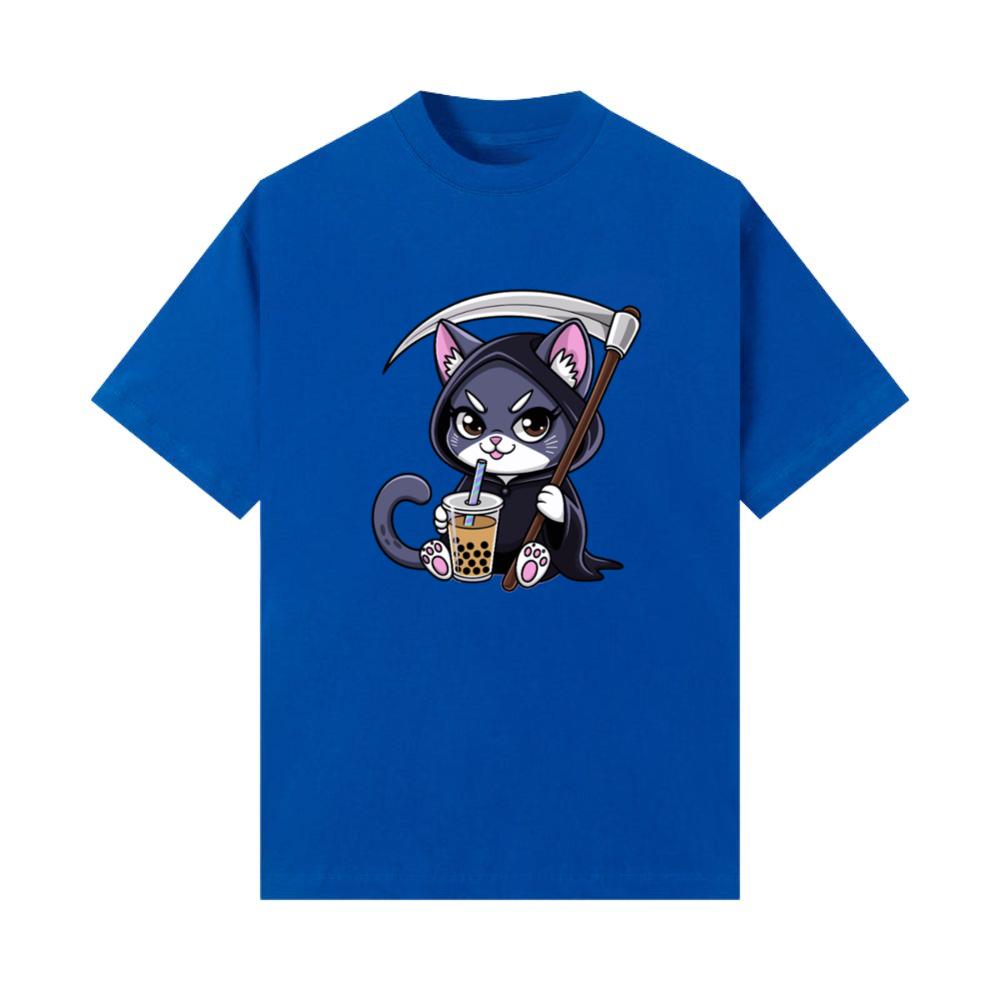 Cat Bubble Tea Anime Kawaii T-Shirts