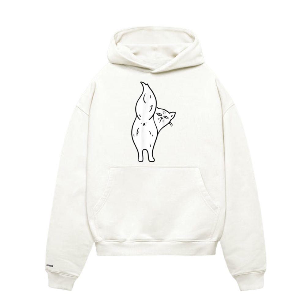 Cat Butthole Shirt Offensive Animal Butt Cat Lady Hoodie