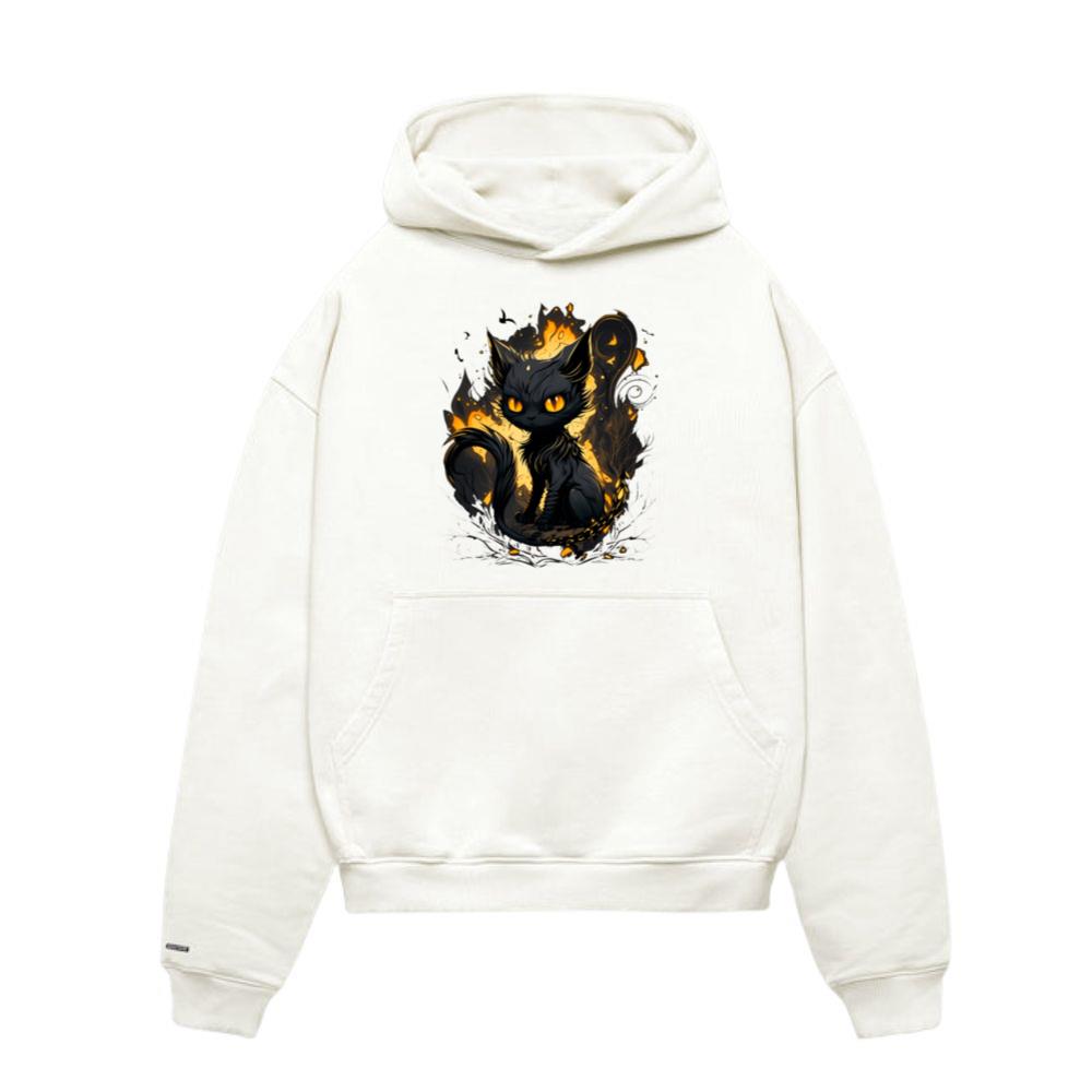 Cat Characters In Japanese Anime Style Hoodie