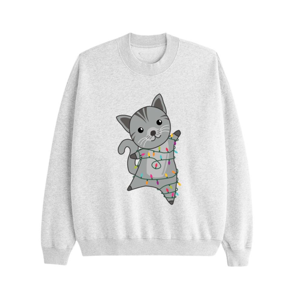 Cat Christmas Snow Winter Animals Cats Sweatshirt