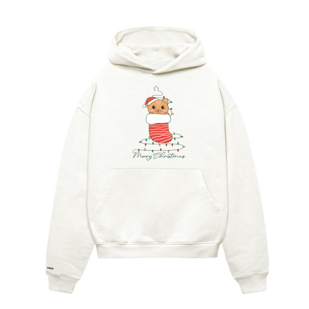 Cat Christmas Snow Winter Animals Cats_2