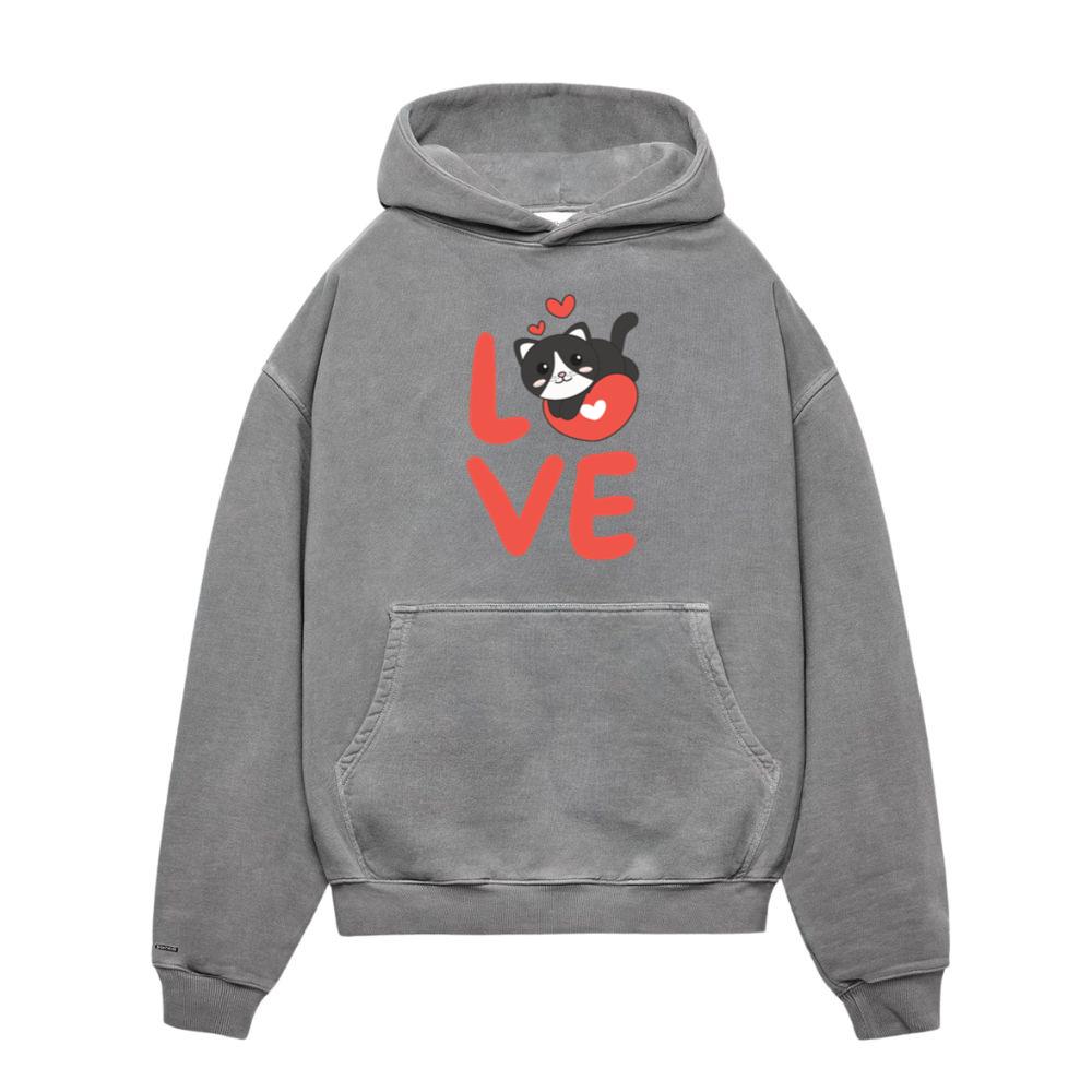 Cat For Valentine's Day Cute Animals Hearts