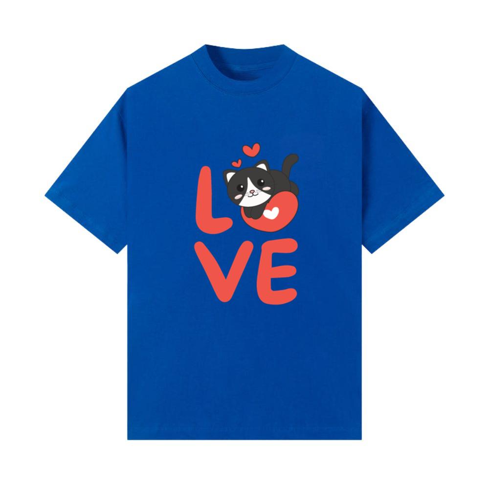 Cat For Valentine's Day Cute Animals Hearts T-Shirts