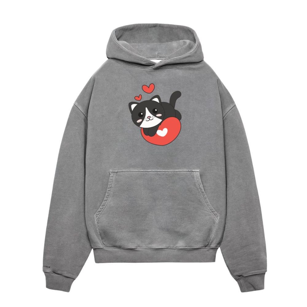 Cat For Valentine's Day Cute Animals Hearts_1