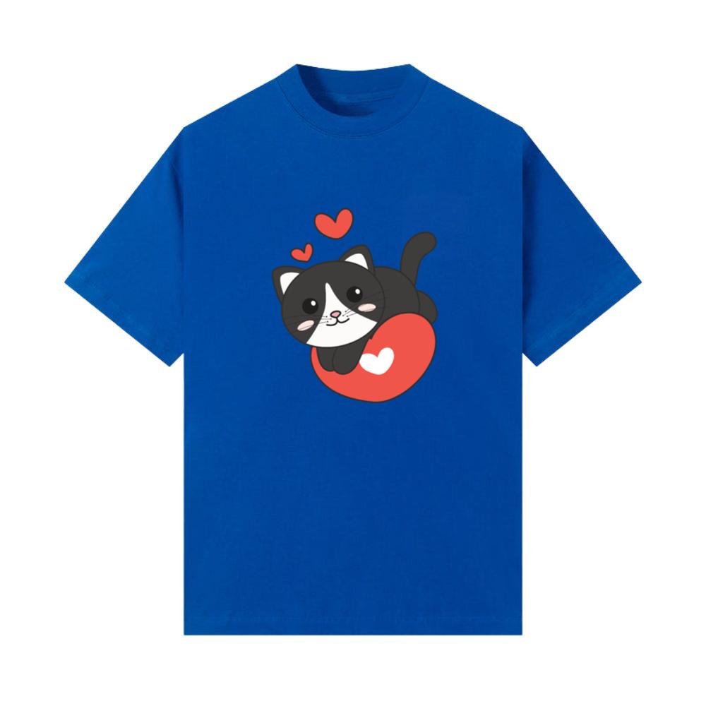 Cat For Valentine's Day Cute Animals Hearts_1 T-Shirts
