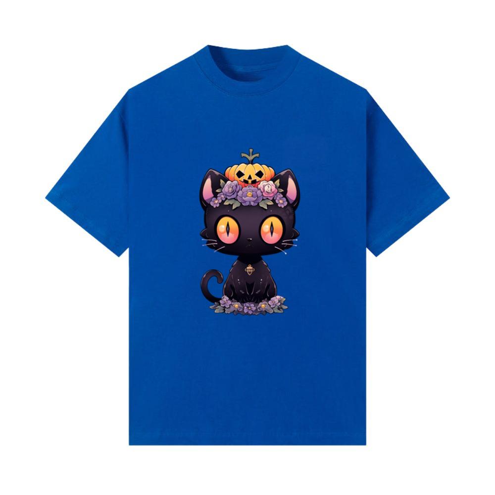Cat Halloween Anime Black Cat T-Shirts