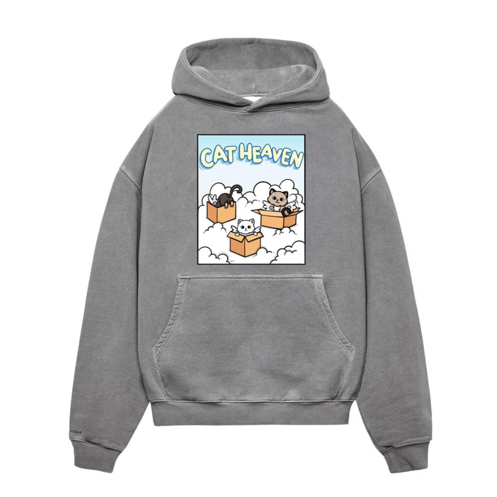 Cat Heaven Fluffy Cloud Kitten Lover Animal Cute