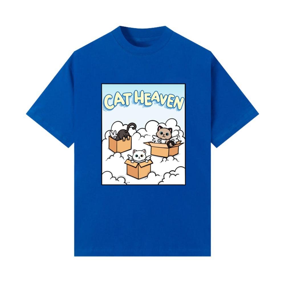 Cat Heaven Fluffy Cloud Kitten Lover Animal Cute T-Shirts