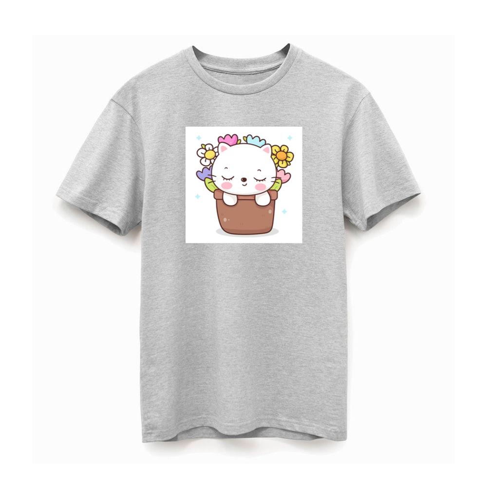 Cat in Flower Pot TShirts Britishtransit
