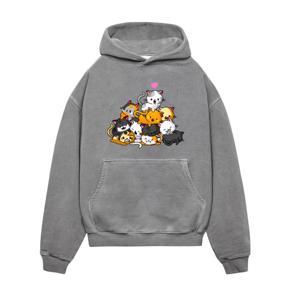 Cat Kitty Pile Cats Anime Kawaii Neko_2