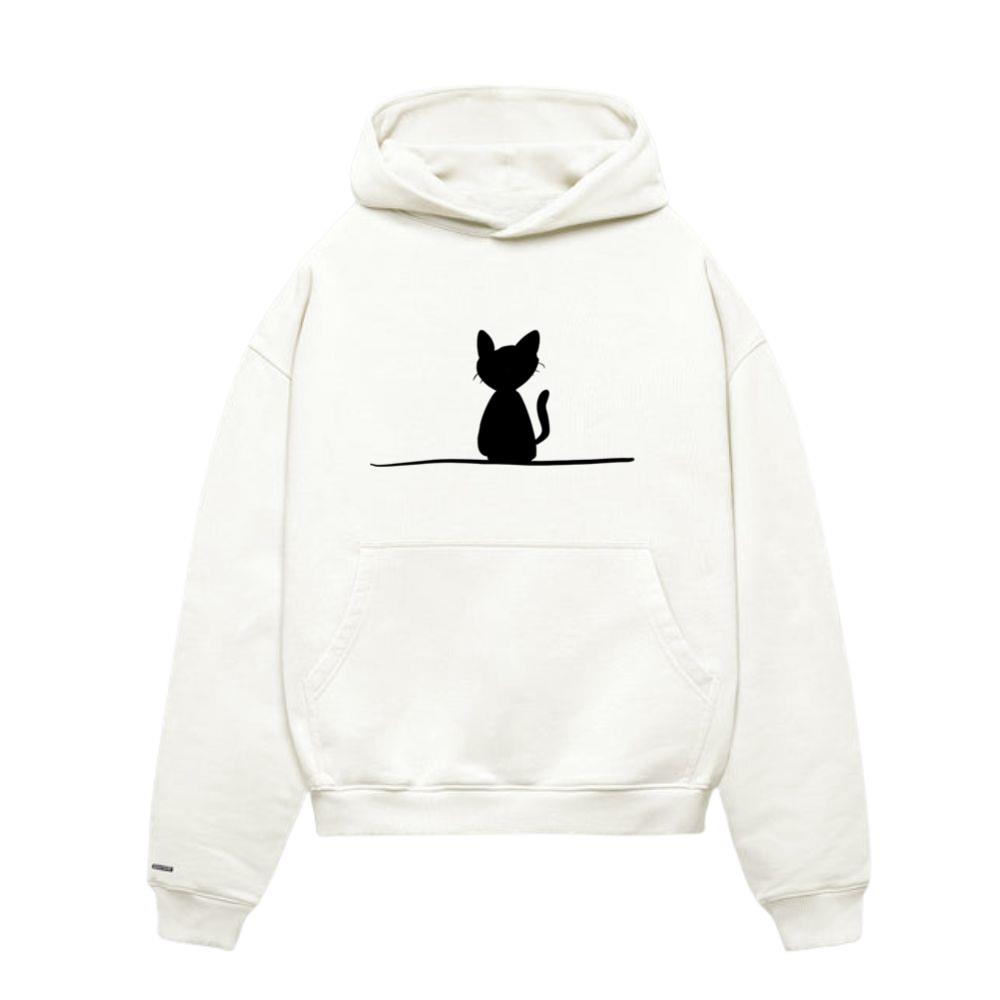 Cat Line Icon Animal Pet Stroke_1 Hoodie