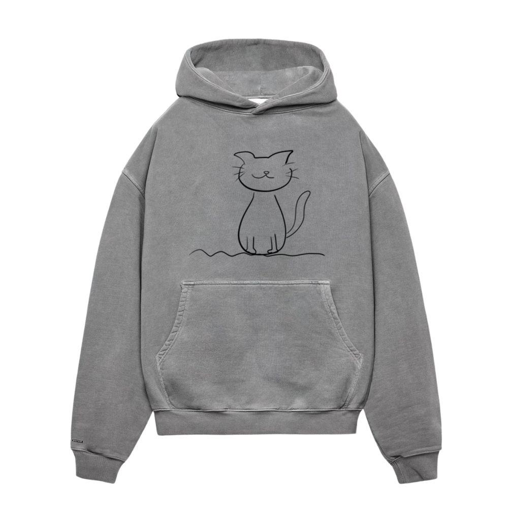 cat line pet symbol king animal love