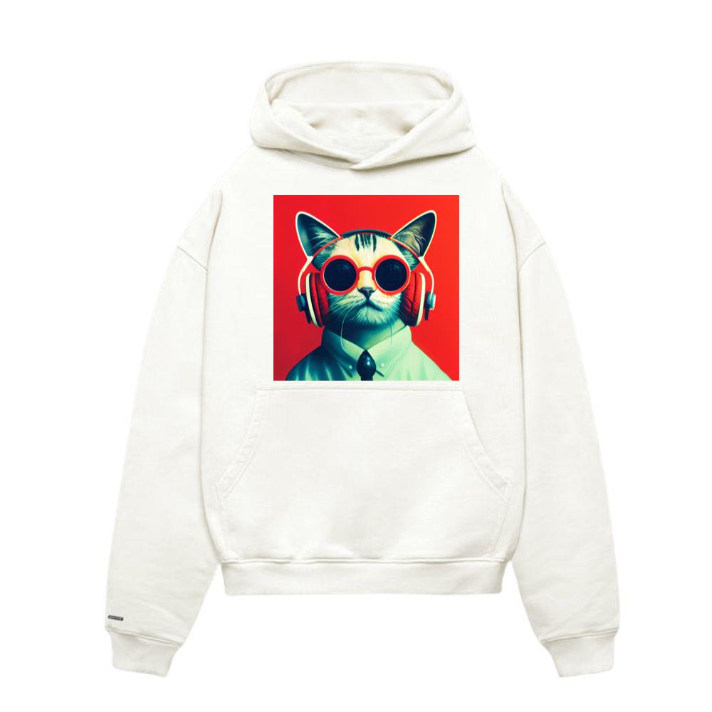 CAT LISTENING TO MUSIC MY HEADPHONE, ANIMAL LIFE