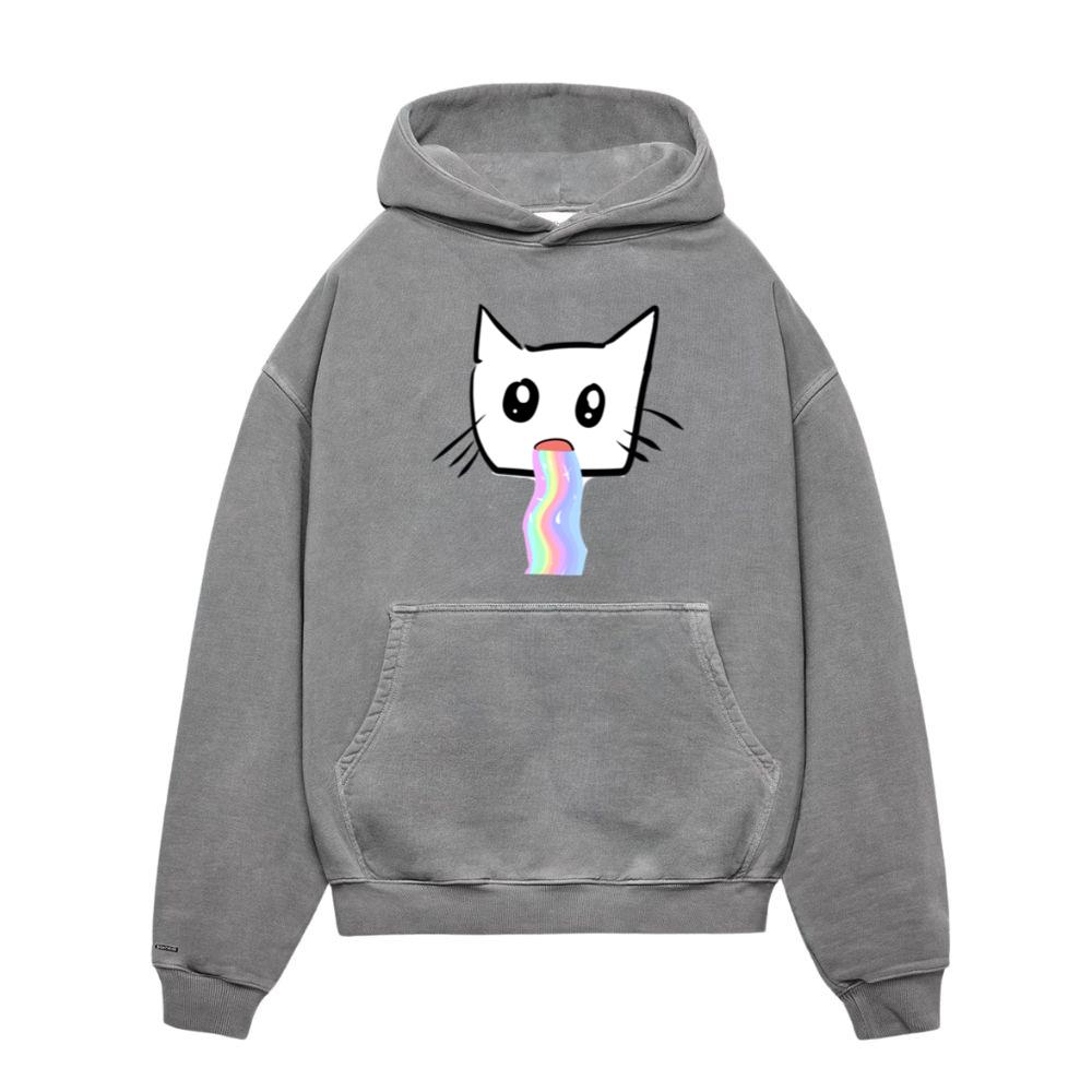 Cat Rainbow Puke Animal Cute