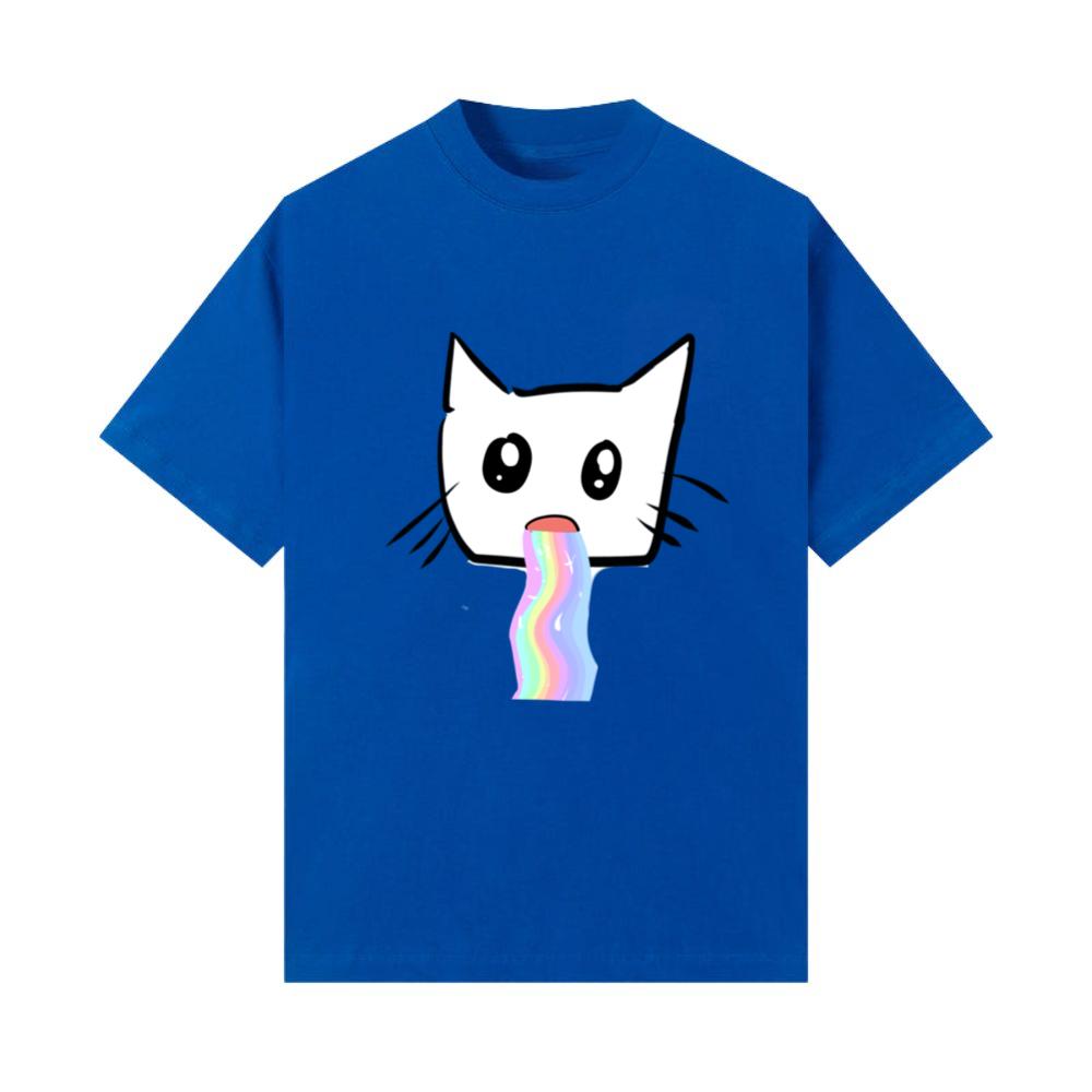 Cat Rainbow Puke Animal Cute T-Shirts