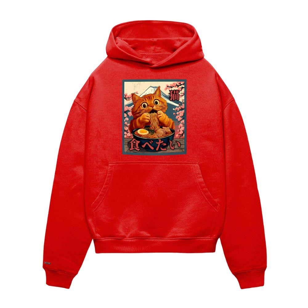 Cat Ramen Japanese Graphic Art Funny Anime Kawaii