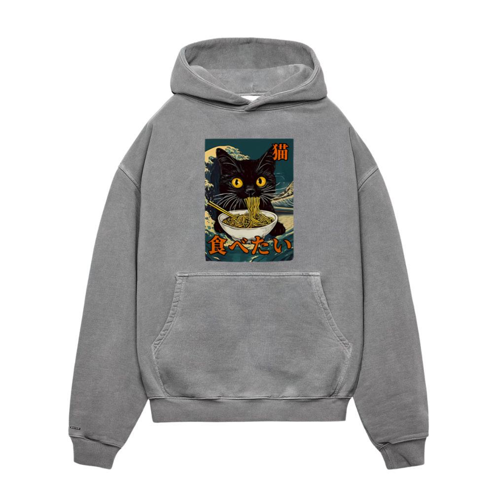 Cat Ramen Japanese Graphic Art Kawaii Kitty Anime