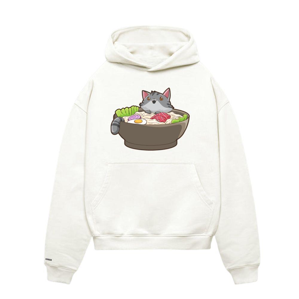 Cat Ramen Kawaii Anime Neko Hoodie