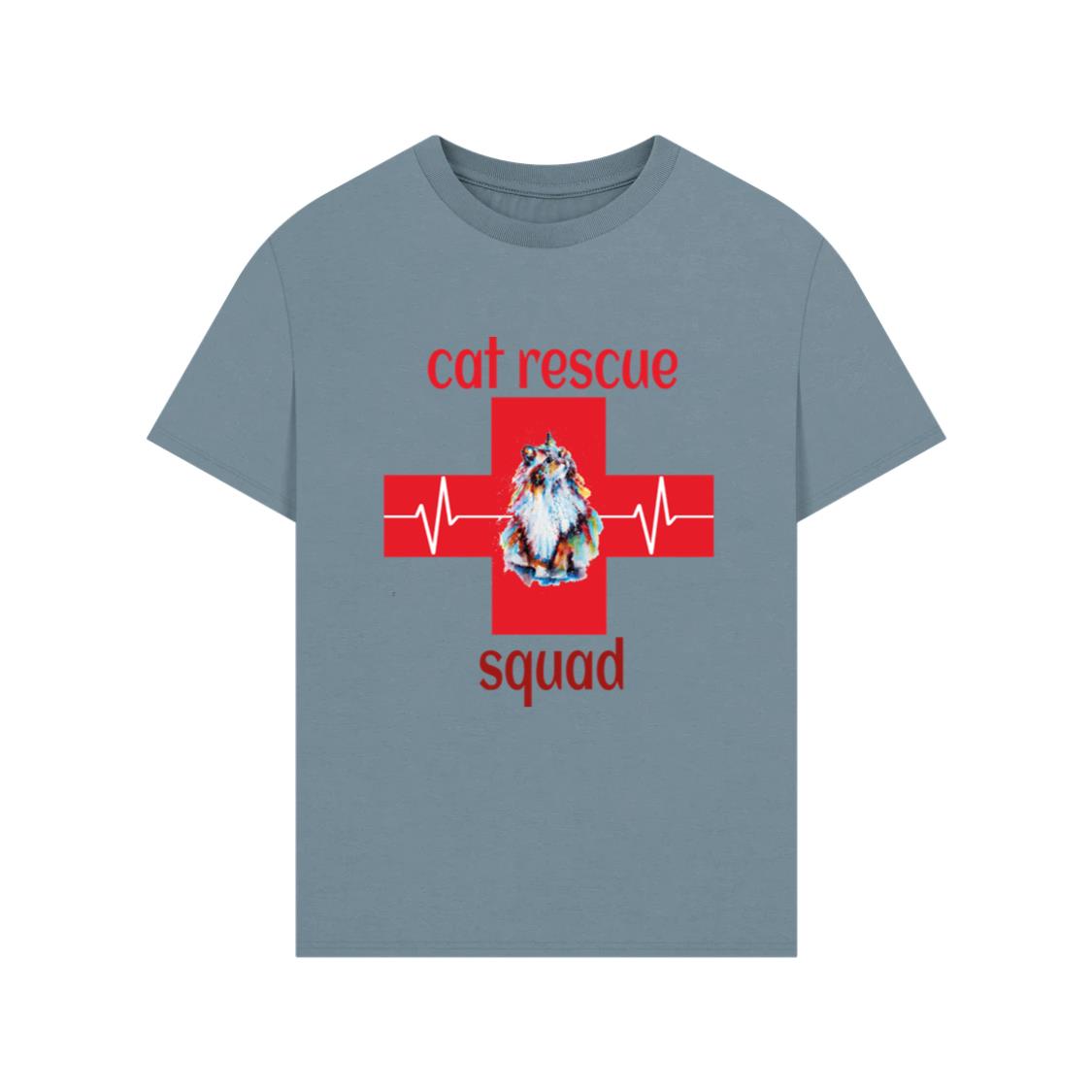 Cat Rescue Squad Adopt Cat Animal Rescue Design TShirts Anhand