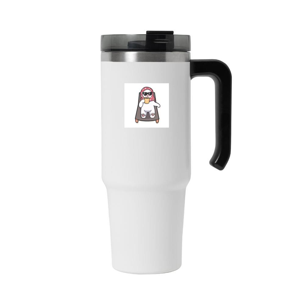 Cat with Headscarf and Mug Tumbler