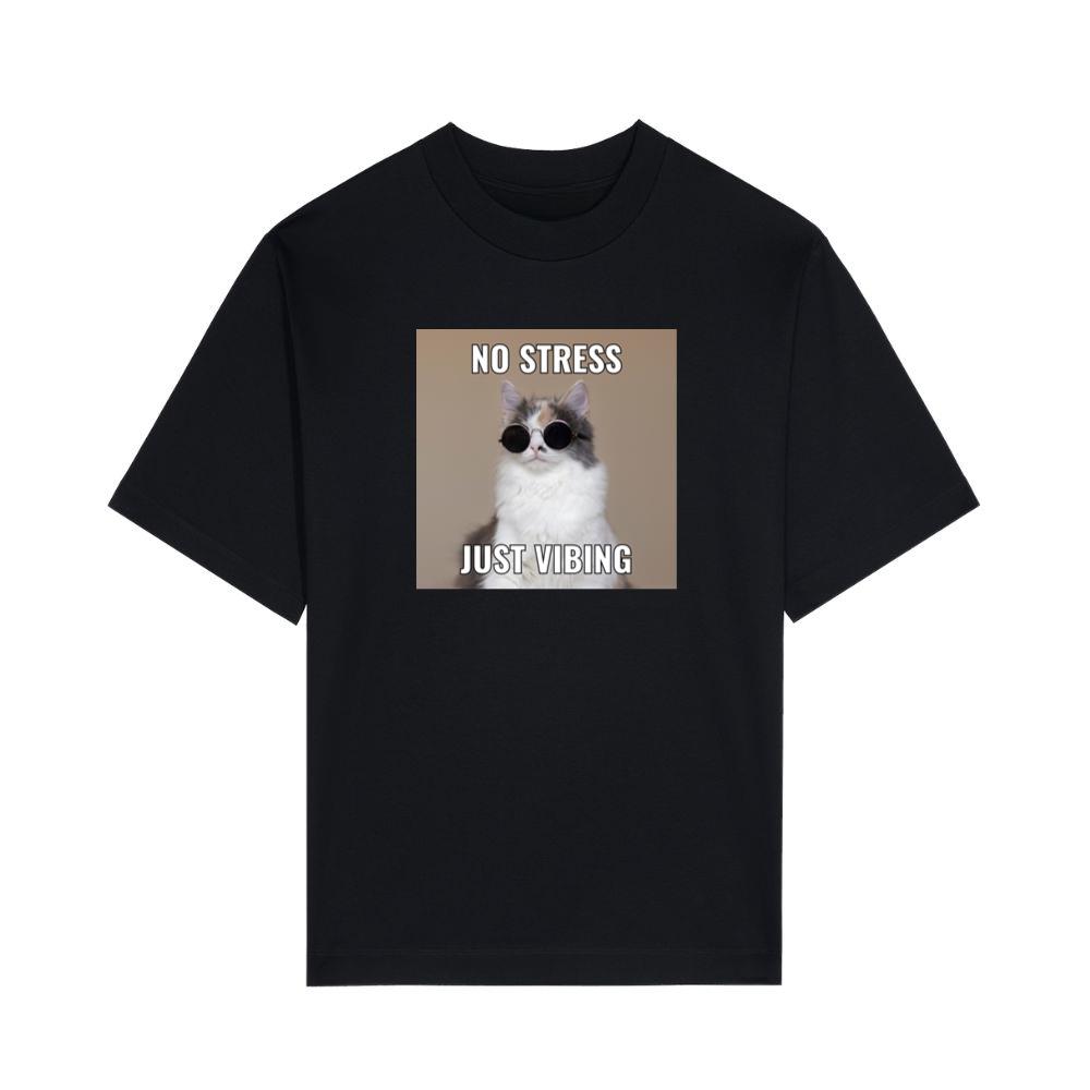 Cat's Stress-Free Vibe T-Shirts