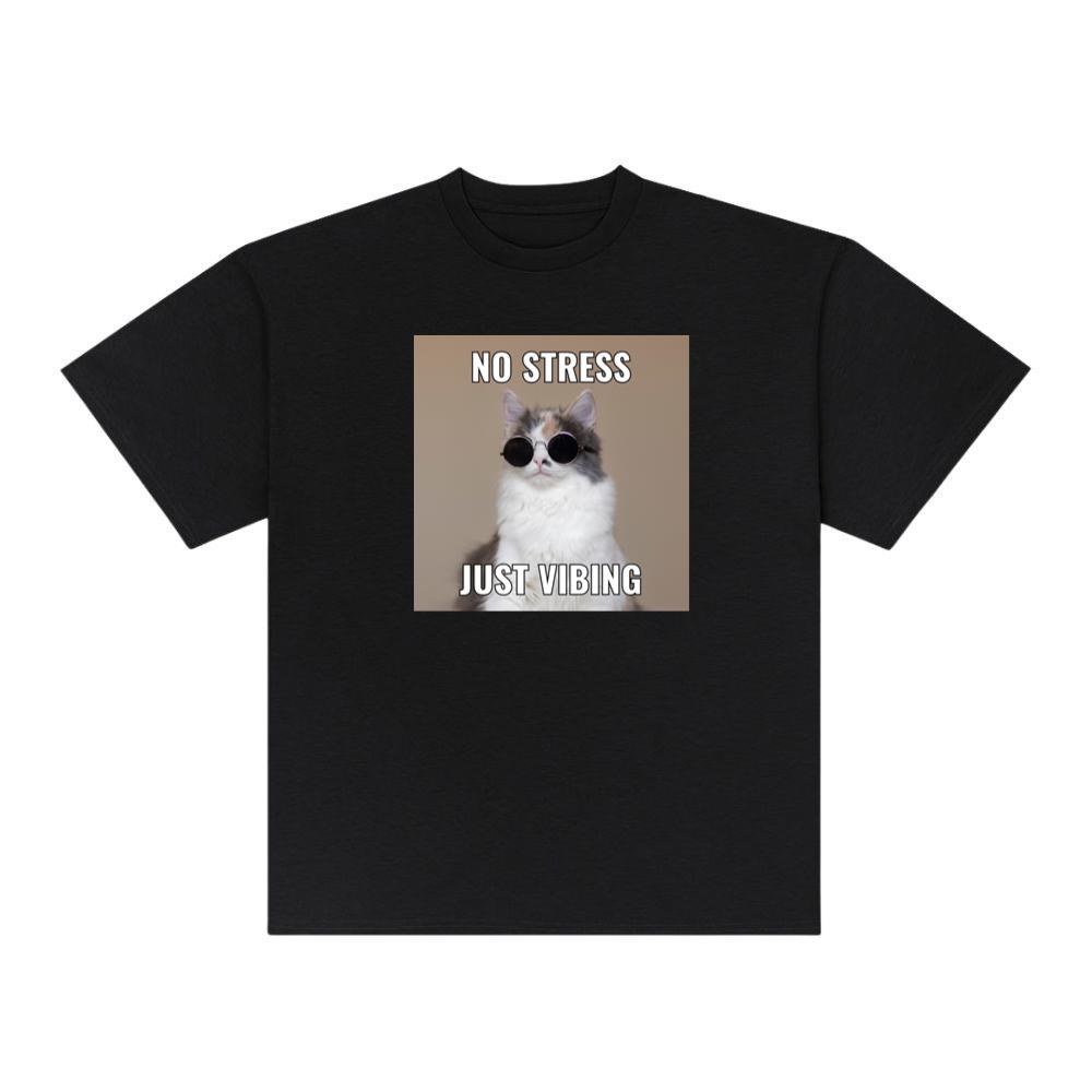 Cat's Stress-Free Vibe T-Shirts