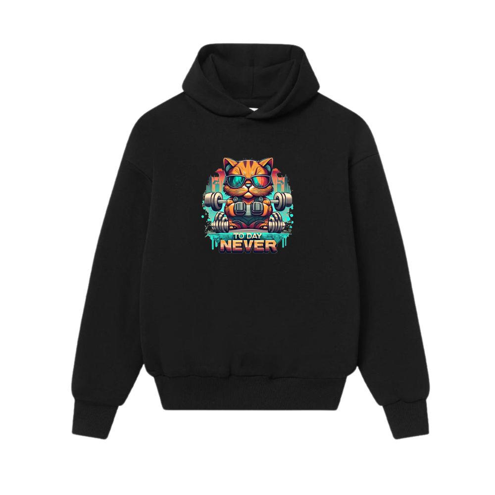 Catty Never Stop Hoodies