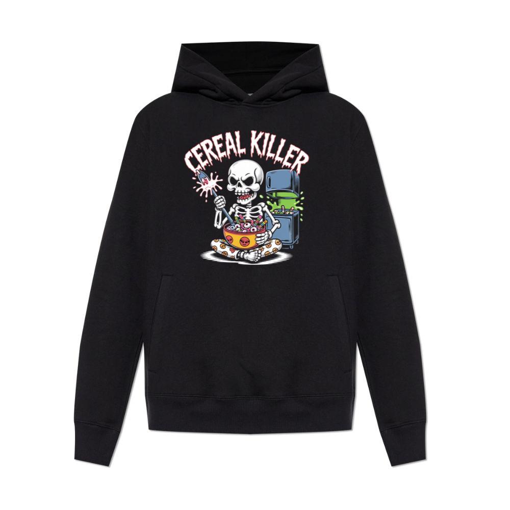 Cereal Killer Skeleton Funny Breakfast Design Hoodies