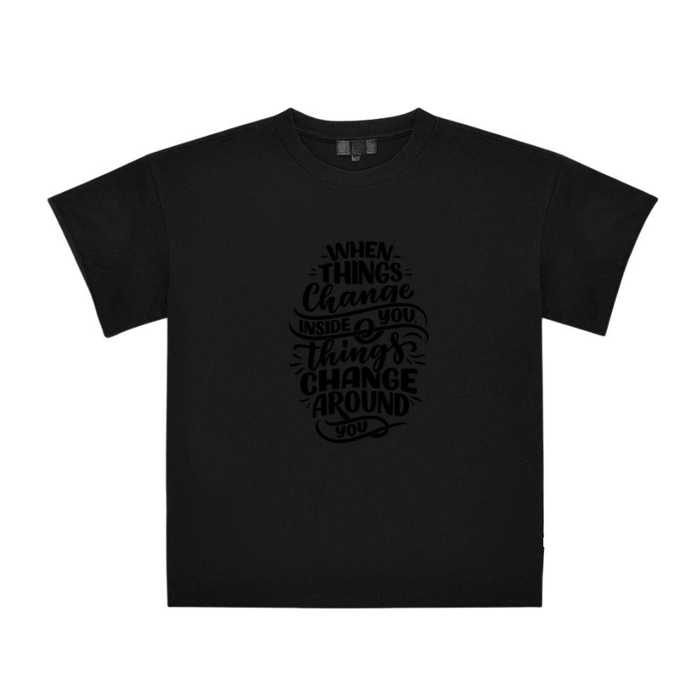 Changing Yourseft Quote Cool Unisex Top T-Shirts