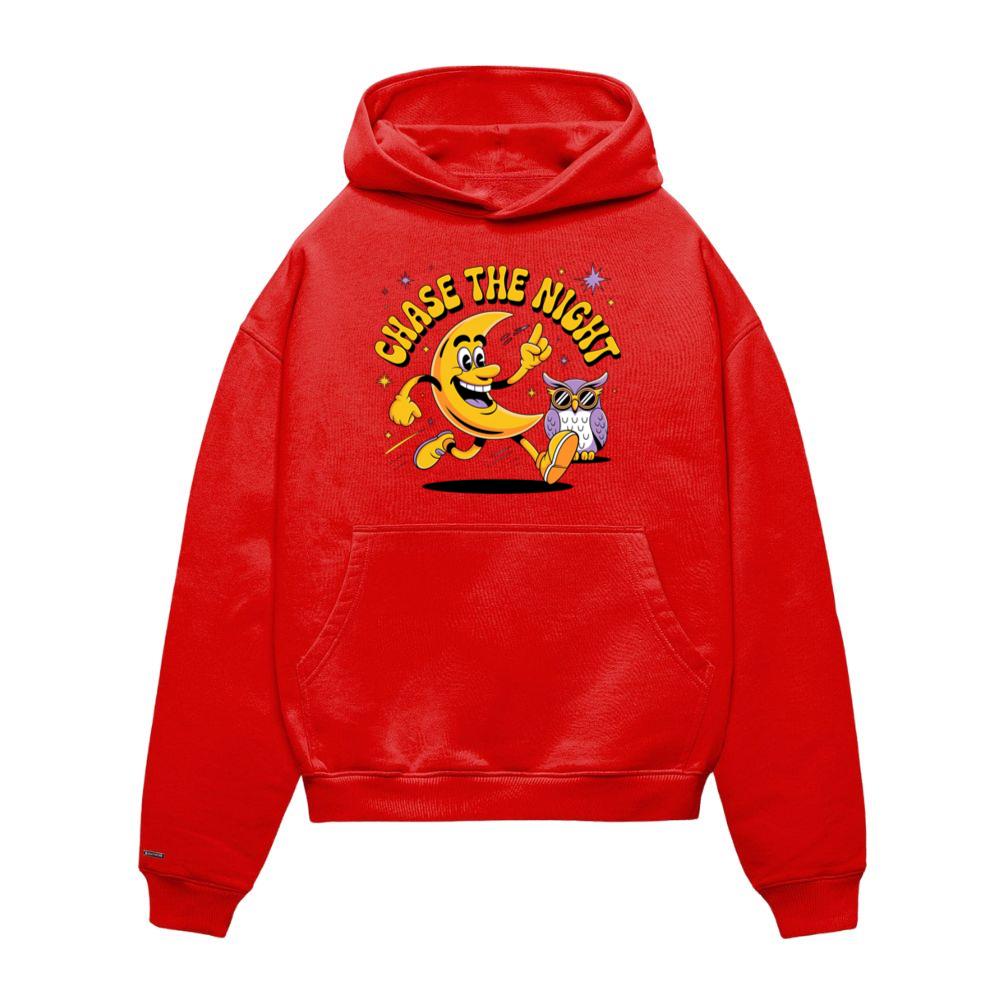 Chase The Night Cartoon Moon Running With Owl