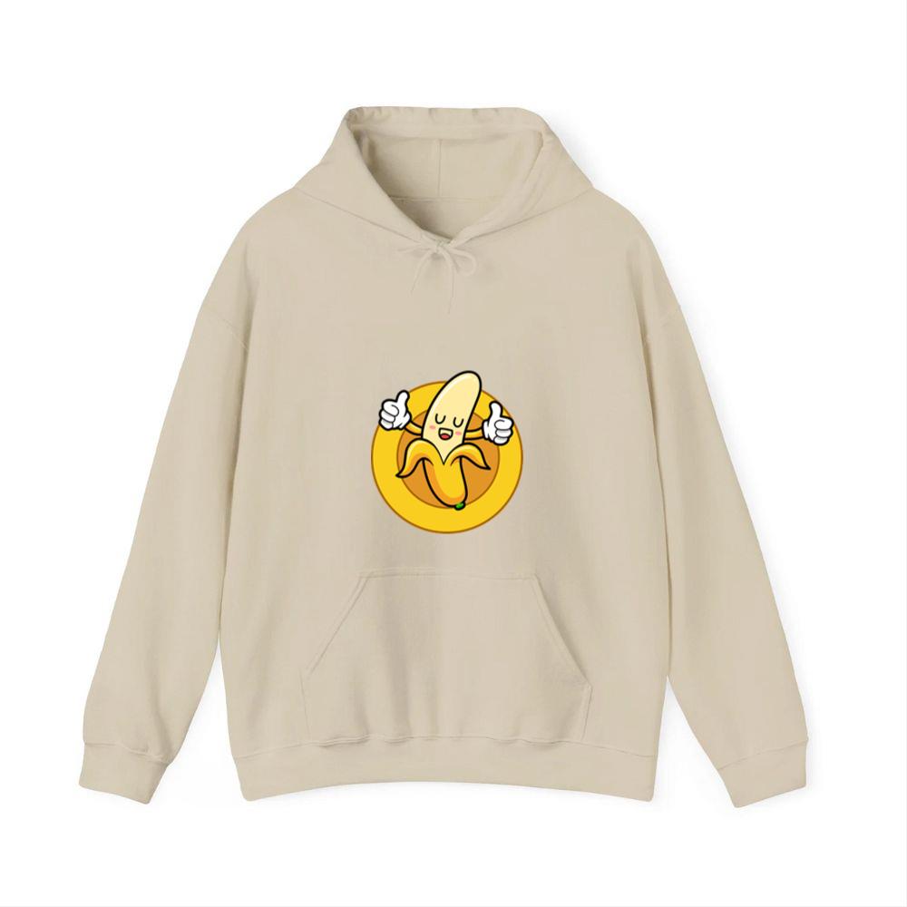 Cheerful Banana Giving Thumbs Up Hoodies