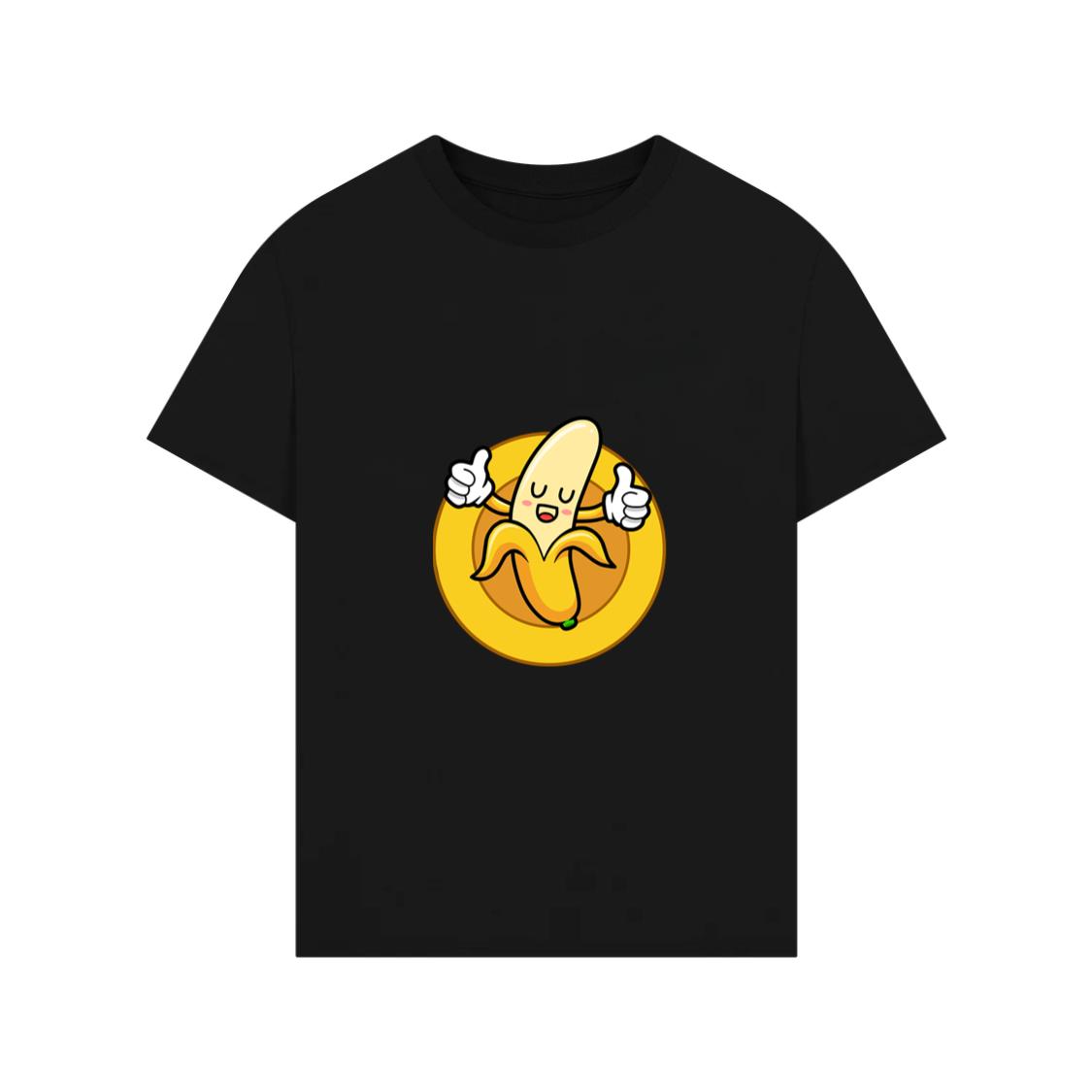 Cheerful Banana Giving Thumbs Up T-Shirt