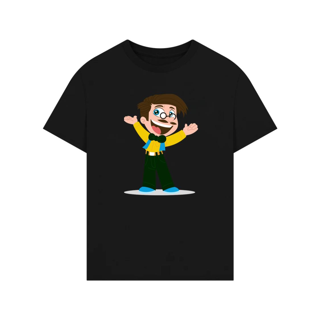 Cheerful Man with Bowtie T-Shirt